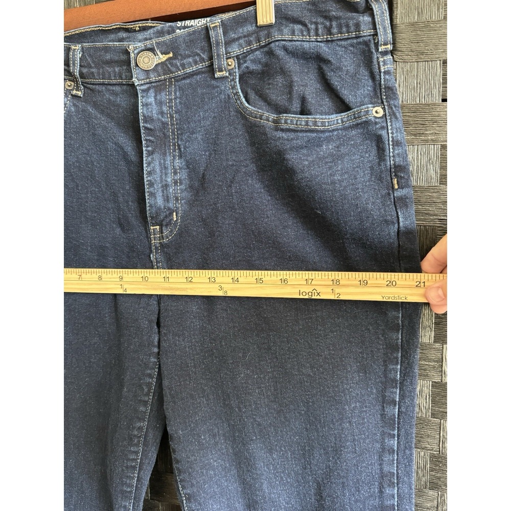 Sonoma Men's Straight Jeans 38 X 30 solid dark wash - Picture 6 of 16